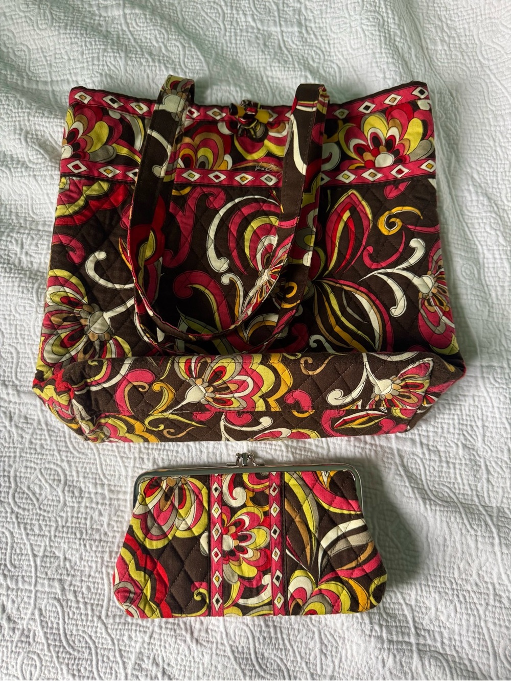 Vera Bradley Tote and Wallet in Retired Puccini